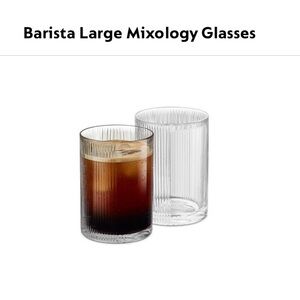 Clear Mixology Glasses Set